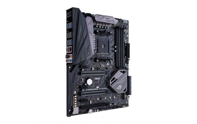 Asus ROG CROSSHAIR VI HERO AMD X370 AM4 DDR4 SATA3 M.2 PCIe SATA 2 Way SLi CrossFire GbE USB 3.1 A C ATX Retail Motherboard