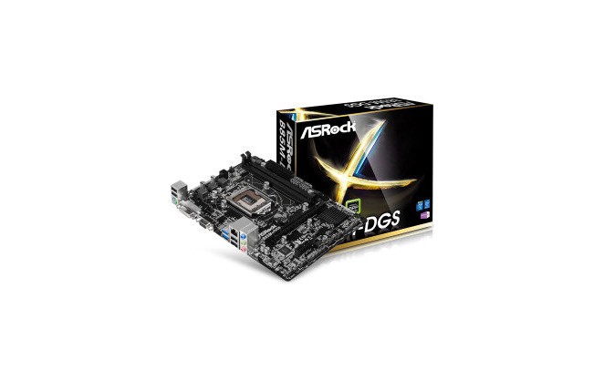 ASRock B85M-DGS Socket 1150 VGA DVI-D 5.1 CH HD Audio Micro ATX Motherboard