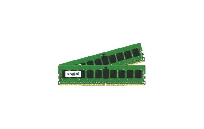 Crucial 32GB Kit (16GBx2) DDR4 2133 MT/s (PC4-17000) CL15 DR x8 Unbuffered DIMM 288pin