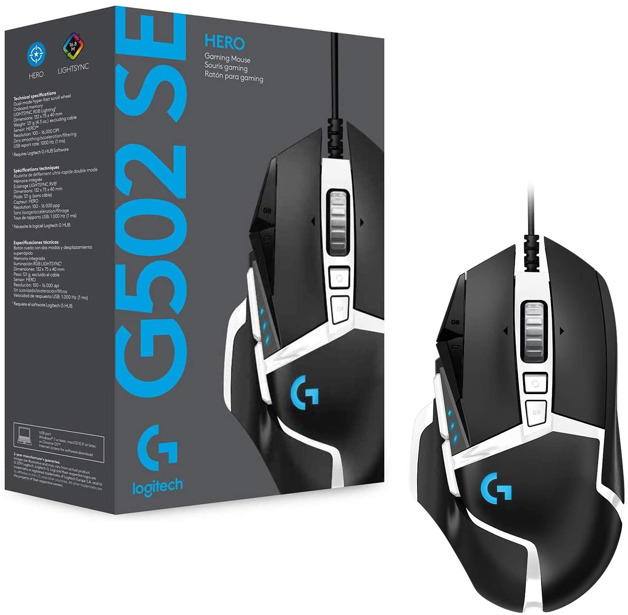 Logitech - Souris Gaming G502 Hero