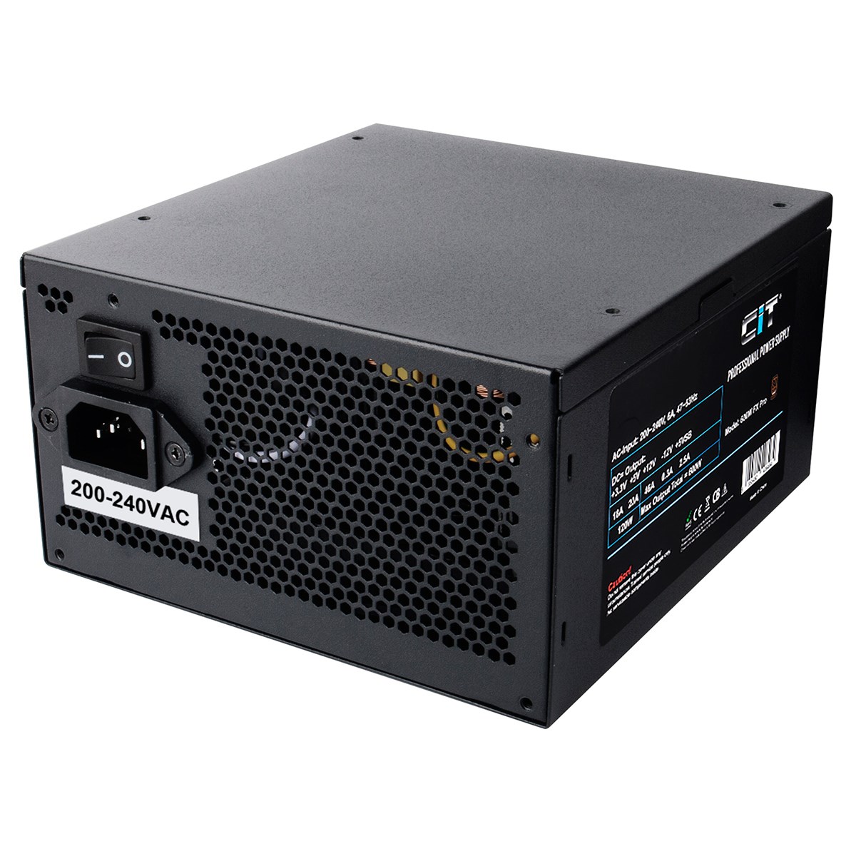 CiT FX Pro 600W 80+ Bronze PSU