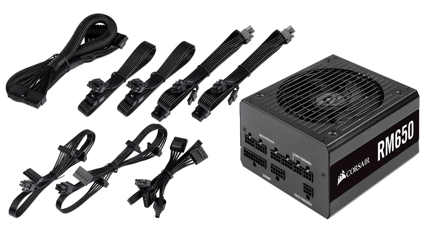 Corsair Rm650 650w Modular 80 Gold Psu