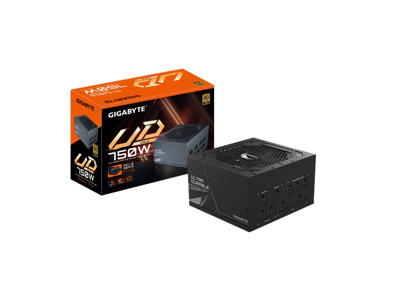 Fuente De Alimentación Modular Gigabyte UD750GM PG5 750W 80 PLUS Gold Preparada Para Pcie 5 0