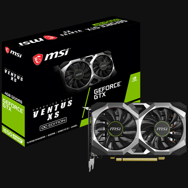 MSI GeForce GTX 1650 SUPER VENTUS XS OC 4GB Graphics Card