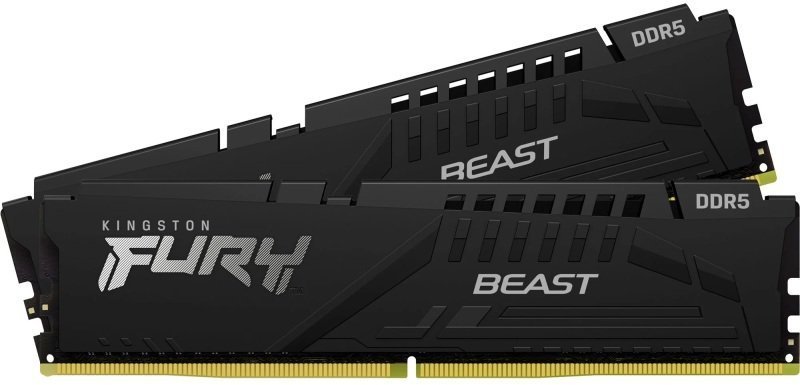Kingston FURY BEAST DDR5 2枚セット16Gb-6000 Kingston FURY Beast Black RGB 16GB (2x8GB) 5200MT/s DDR5