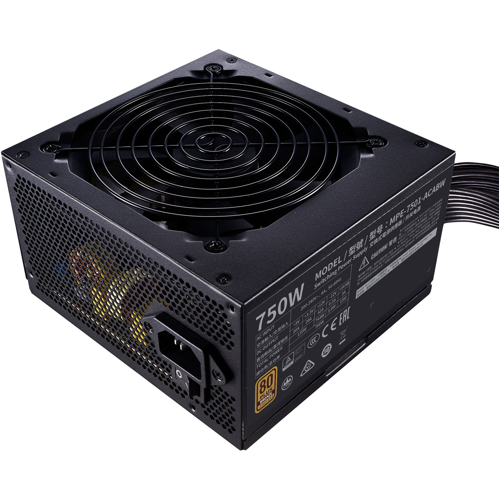 Cooler Master MWE Bronze v2 230V 750W PSU
